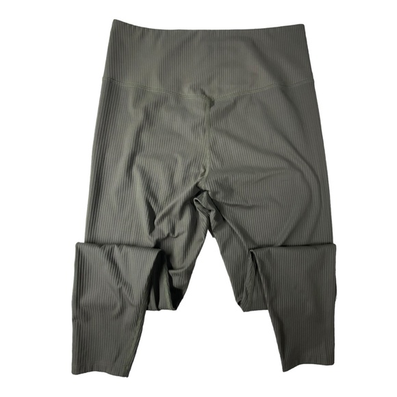 Girlfriend Collective Cypress Green Ribbed Compressive Leggings - Picture 6 of 6